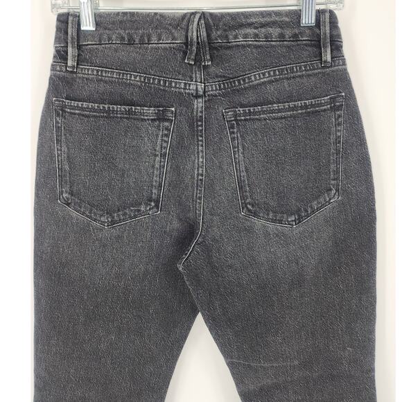 Good American Black Wash Cotton Blend Jeans Size 2/26 - Picture 6 of 9